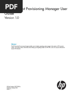 HP Moonshot Provisiong Manager User Guide