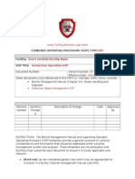 Incinerator SOP-Template