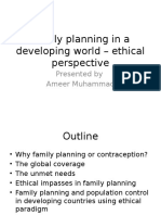 Family Planning in A Developing World