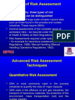Within Industry, Three Types of Risk Assessment Can Be Distinguished