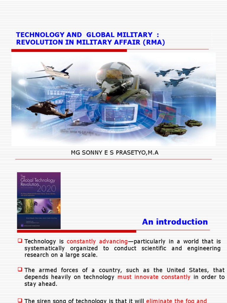 Military Technology and RMA Insights | PDF | Unmanned Aerial Vehicle ...