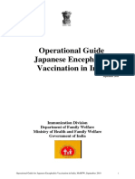 Operational Guide Japanese Encephalitis Vaccination in India