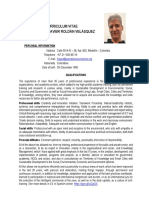 Curriculum Vitae CV Francisco J. Roldán V. (en Inglés)