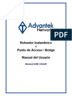 Manual Router Advantek