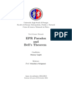 EPR Paradox and Bell's Theorem