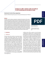 Air and Air Contaminant Flows in Office Cubicles With and Without Personal Ventilation A CFD Modeling and Simulation Study