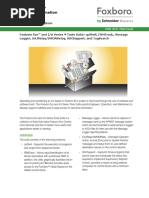 Foxboro Evo™ Process Automation System: Product Specifications