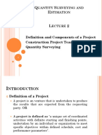 Definition and Components of A Project Construction Project Team Quantity Surveying