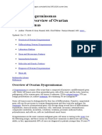 Ovarian Dysgerminomas Pathology Overview of Ovarian Dysgerminomas