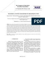 Measuring Acoustic Parameters of Air-Handling Units: 5th Congress of Alps-Adria Acoustics Association