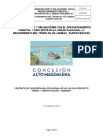 Consideraciones y Obligaciones Con El Aprovechamiento Forestal y Descapote UF 4-2