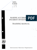 3.11 - Marine Accident and Incident Investigation Training Manual PDF
