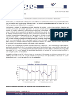 Indicadores de Atividade Económica e de Clima Económico Diminuem