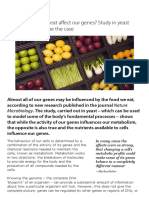 Could the Food We Eat Affect Our Genes_ Study in Yeast Suggests This May Be the Case _ University of Cambridge