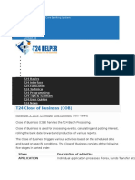T24 Close of Business (COB)