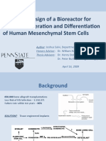 The Novel Design of A Bioreactor For of Human Mesenchymal Stem Cells