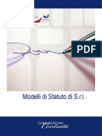 Modelli Di Statuto Di SRL