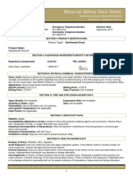 MSDS For Geothermal Grout