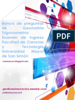 Banco Geometria Trigonometria FCYT UMSS
