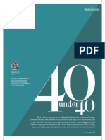 Outstanding Individuals: 40 Under 40