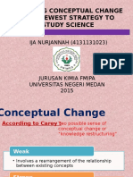 Studying Conceptual Change As A Newest Strategy To Study Science
