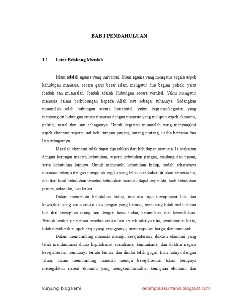 Makalah Akad Murabahah Akuntansi Syariah