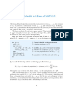 Gramschmidtmat 9 Lines in Matlab PDF