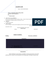 Surat Pengantar: Kepada Yth. Bpk. H. Abdullah Azwar Anas, M.Si (Bupati Banyuwangi) Di