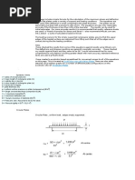 Plates Formulas