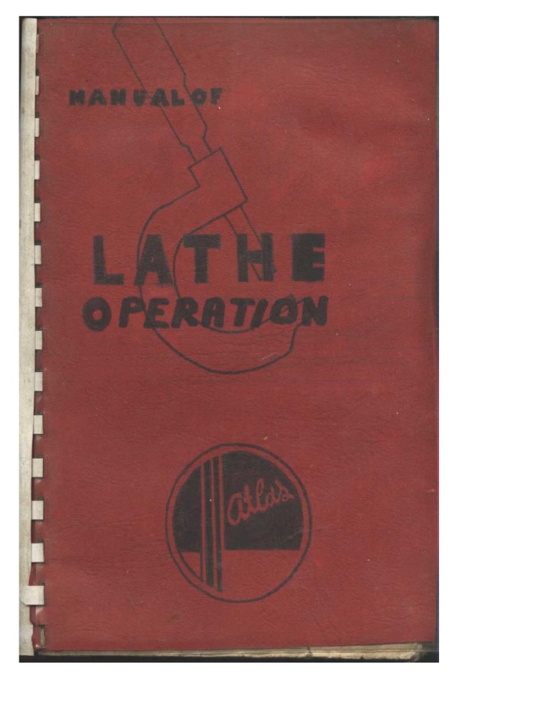 Manual of Lathe Operation PDF