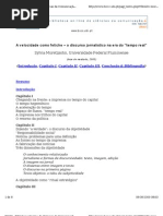 A Velocidade Como FeticheINTRODUCAO