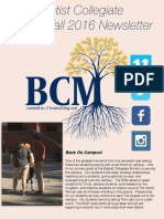 BCM Fall 2016 Newsletter