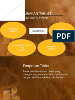 MENGATASI TABLET MENYERUPAI MARMER