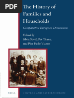 Silvia Sovič, Pat Thane, Pier Paolo Viazzo The History of Families and Households Comparative European Dimensions