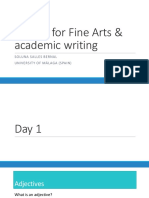 Fine Arts TFG Course