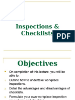 Inspections & Checklists