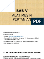 Bab v. Alat Dan Mesin Pertanian