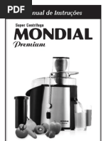 Download Mondial - Centrifuga - Super Centrifuga Premium - Mod 1260-01 e 1260-02 - CF-01 by pagbarros SN33527514 doc pdf