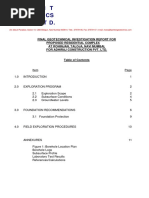 Soil Investigation Report