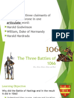 The Three Battles of 1066