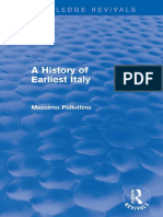 A History of Earliest Italy - Massimo Pallattino