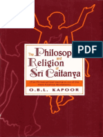 The Philosophy and Religion of Shri Caitanya