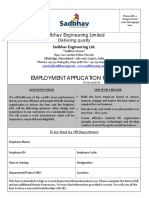 Annexure 2 Employment Application Form