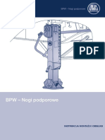 BPW Nogi Podporowe Instrukcja Montażu I Obsługi 2012 37191102pl