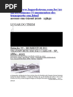 Sao Carlos Historia Em Imagens