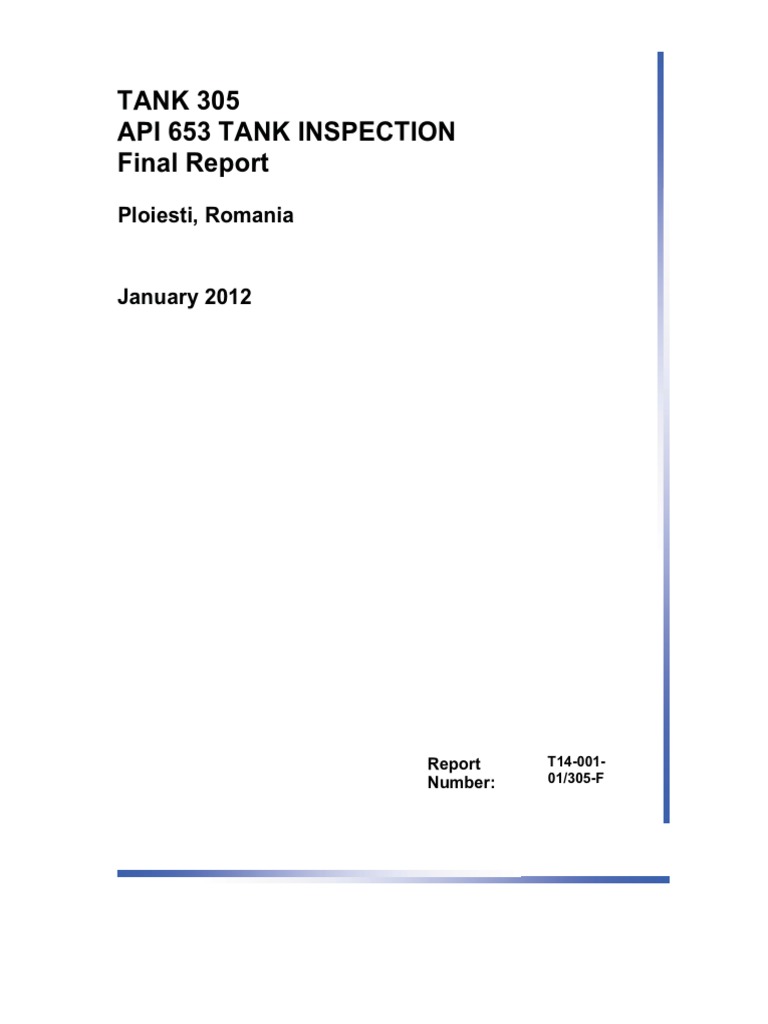 Visual Inspection Report PDF | PDF