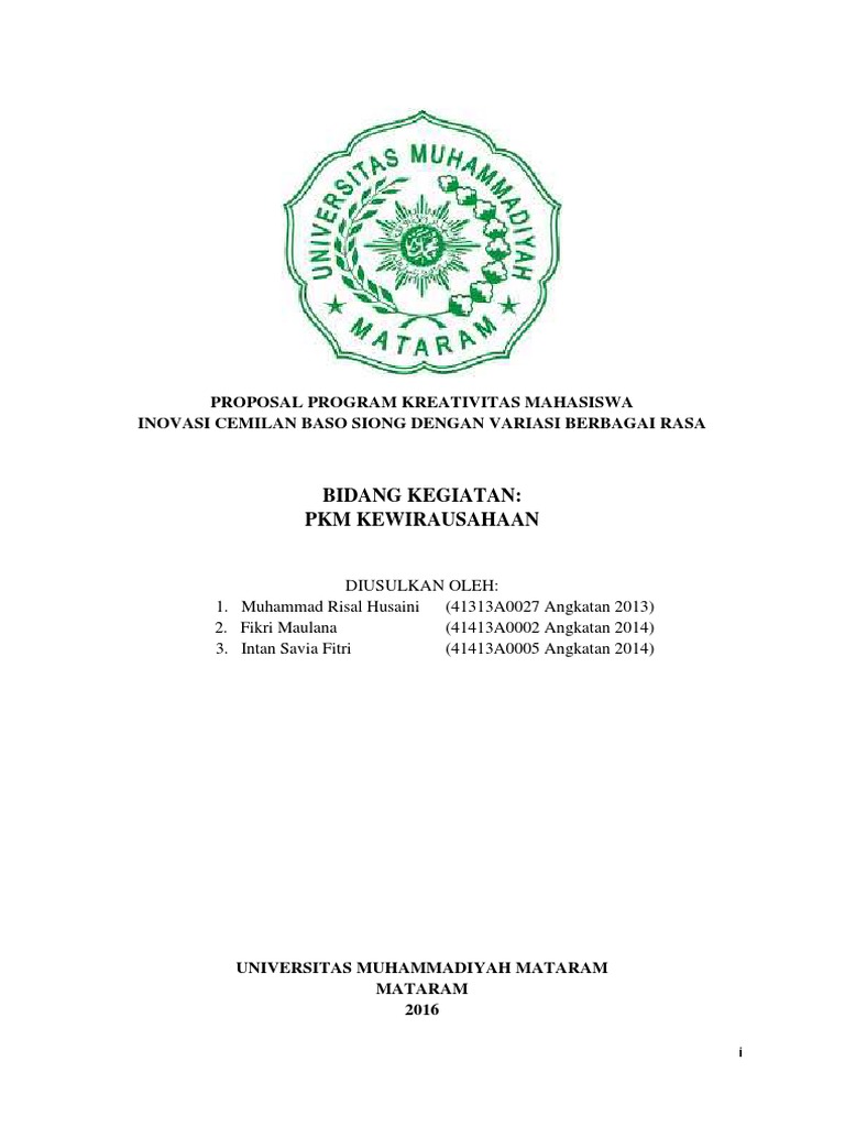 contoh cover pkm