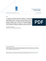 CAPACITOR SWITCHING TRANSIENT MODELING AND ANALYSIS ON AN ELECTRI.pdf
