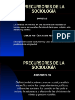 Precursores de la sociología