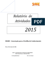 Relatório de Actividades 2015